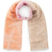 Codello Jacquard-Schal in orange | Gr.: onesize