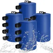 Sonstiges MRWiZMS Pavillon Standfuß Sandsäcke Set 4er, blau, wasserbefüllbar