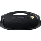 PEAQ Iconic Vibe 2, Bluetooth Lautsprecher, Schwarz, Wasserfest