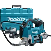 Makita DGP 180 RT Akku Fettpresse 18 V 690 bar + 2x Akku 5,0 Ah + Ladegerät