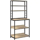 vidaXL Küchenregal Sonoma-Eiche 80 x 40 x 168 cm Holzwerkstoff