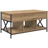 vidaXL Couchtisch Artisan-Eiche 100 x 55 x 48,5 cm Holzwerkstoff