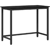 vidaXL Tisch Schwarz Eichen-Optik 80 x 50 x 76,5 cm