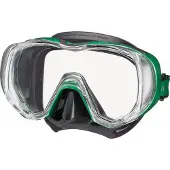 Tusa Tauchmaske M-3001 Freedom Tri-Quest - Schwarz Energy Green