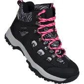 Mountain Warehouse - Damen Wanderstiefel "Adventurer", bedruckt, Wasserfest (Leuchtend Rosa)