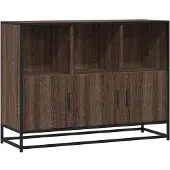 vidaXL Sideboard Braun Eichen-Optik 100x35x76 cm Holzwerkstoff