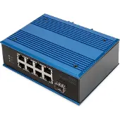 Digitus 8 Port Fast Ethernet Netzwerk Switch, Industrial, Unmanaged, 1 SFP Uplink, Unmanaged, Fast Ethernet (10/100), Vollduplex