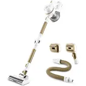 Ufesa U3 Digital Pet, 2-in-1-Stabstaubsauger, Beutellos, Gold, Weiß, 0,8 l, Trocken, Teppich, Harter Boden, Kachel