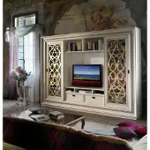 AEA Fernsehschrank Anbauwand Wohnwand TV Schrankwand Massivholz Modern Echtholz Neu