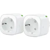 Eve Audio 2er Pack Energy (Matter) Smarte Steckdose, Weiß