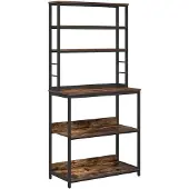 vidaXL Küchenregal Geräucherte Eiche 80 x 40 x 168 cm Holzwerkstoff