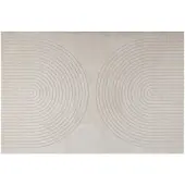 vidaXL Bereichsteppiche GALATI Creme 230 x 160 cm Polyester