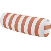 Momax Nackenrolle Amore Streif Orange/Weiß ca. 15x45cm