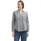 Tom Tailor With Slub Structure 1035247 Langarmbluse