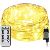 vidaXL Lichtseil mit 480 LEDs Warmes Weiß 20 m PVC