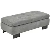 Premium Living Hocker Lando Grau