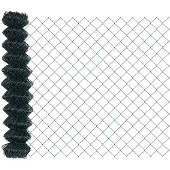 vidaXL Kettenzaun 25 x 1,4 m Stahl Grün