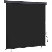 vidaXL Rollo Anthrazit 180 x 250 cm Stoff und Aluminium