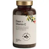 Kurkraft Eisen + Vitamin C – Curryblatt & Hagebutte 14 mg 180 Kapseln vegan St