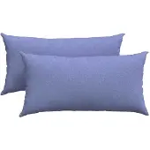 vidaXL Sofakissen 2 pcs Jeans blau 80 x 40 cm Stoff