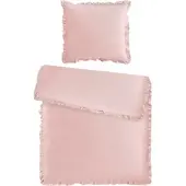 Zandiara Bettwäsche Rüschen Rosa ca. 135x200cm