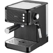 Jocca Espressomaschine Schwarz 850W – 20 Bar Druck, 1,8L Tank, Milchaufschäumer, Edelstahl