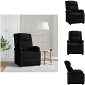 vidaXL Relaxsessel Schwarz Stoff - Sessel