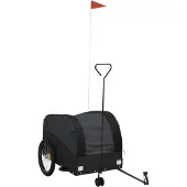 Syfax Fahrradanhänger Schwarz 45 kg Eisen