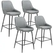 TecTake Thekenstuhl Siera 49 x 54 x 100 cm, Belastbarkeit 120 kg