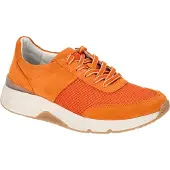 Gabor ROLLINGSOFT Damenschuhe - sportliche Schnür- Halbschuhe orange NEU