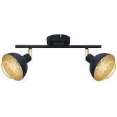 ITALUX Strahlerlampe SAVIO SPL-27357-2-BK-GD
