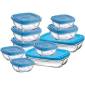 Duralex Baby 10-teiliges Tischservice, Glasgeschirr, transparent Vorratsbehälter Glas