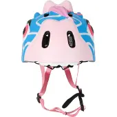Crazy Safety Fahrradhelm m. Hell - Giraffe - Blau - - 49-55 cm - Fahrradhelme