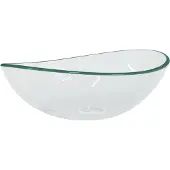 vidaXL Waschbecken Hartglas 54,5x35x15,5 cm Transparent
