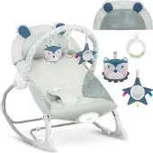 Ricokids Babywippe mit Vibrationsfunktion - grau