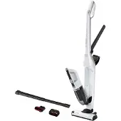Bosch Serie 4 BBH32551, 2-in-1-Stabstaubsauger, Beutellos, Metallisch, Weiß, 0,4 l, Trocken, Filterung