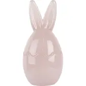 Clayre & Eef Glastopf Ei Ø 9x17 cm Rosa Glas
