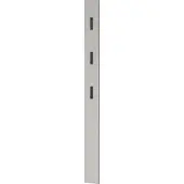 Germania Garderobenpaneel, MDF melaminharzbeschichtet, 3 ausklappbare Haken, ca. B 150 x T 30 x H 1700 mm, Kaschmir