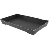 Monouso - Sushi-Verpackungen Karton Schwarz 21,5x13,5cm (400 Stück)