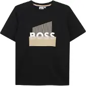BOSS T-Shirt - Schwarz m. Logo - - 14 Jahre (164) - T-Shirts