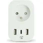 Nedis N WIFIP151EWT - Switchable WLAN socket outlet with USB FR version