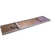 HOT Games Sjoelbak Junior 120 cm.hout blank Ned.Fa