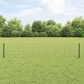 Syfax Zaun mit Pfosten Grün