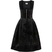 Stockerpoint Langes Dirndl "Odette" in schwarz | Gr.: 42