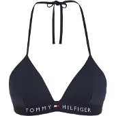 Tommy Hilfiger Swimwear Triangel-Bikini-Top "TH TRIANGLE FIXED FOAM" mit -Branding