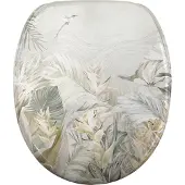 Sanilo WC-Sitz mit Absenkautomatik Hortus, Toilettendeckel direkt vom Hersteller, Klodeckel, Klobrille, WC Deckel, Toilettensitz, Toilettenbrille