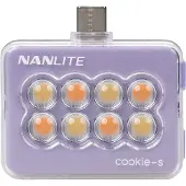 Nanlite Cookie-S LED-Minileuchte (Lavendel)