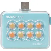 Nanlite Cookie-S LED-Minileuchte (cyanblau)