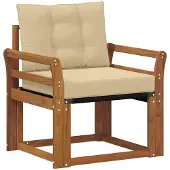 vidaXL Outdoor-Sofa Massivholz Akazie Natur