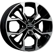 Gmp Alufelge Matisse 7.5X18 4X108 Et 35 Black Diamond